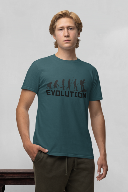 Evolution Walking - Camiseta unisex de manga corta de algodón orgánico para adultos Creator T-Shirt 2.0 ST/ST SH