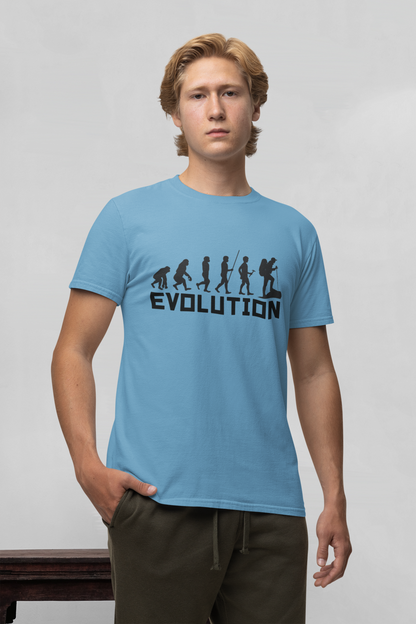 Evolution Walking - Camiseta unisex de manga corta de algodón orgánico para adultos Creator T-Shirt 2.0 ST/ST SH