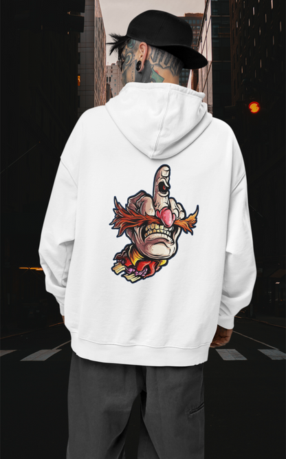 FY HAND SURREAL REBEL Streetwear - Slammer Organic Oversized Unisex Adult Hoodie