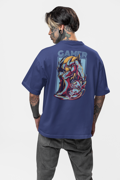 GAMER Warrior Streetwear Backprint - Freestyler Bio Oversized Unisex T-Shirt Erwachsene SH