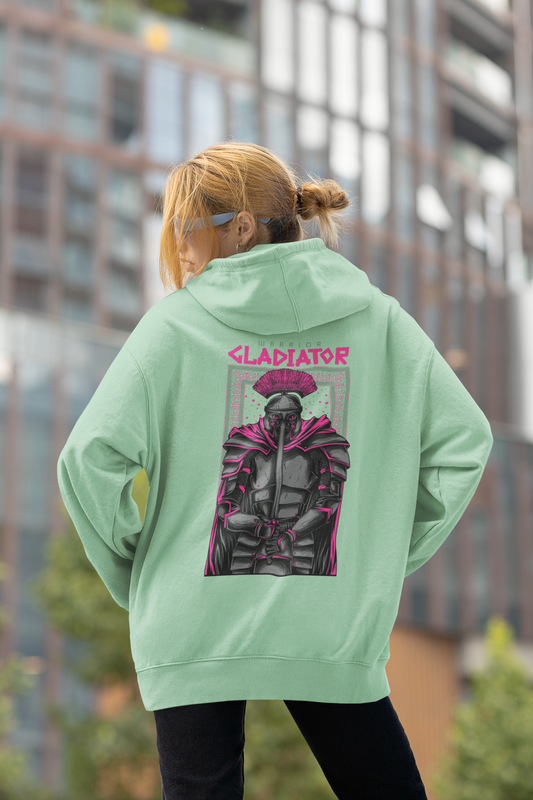 GLADIATOR Warrior Streetwear - Slammer Bio Oversized Unisex Hoodie Erwachsenen SH
