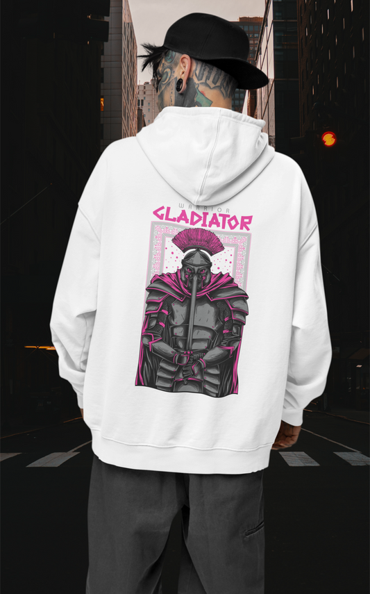 GLADIATOR Warrior Streetwear - Slammer Bio Oversized Unisex Hoodie Erwachsenen SH