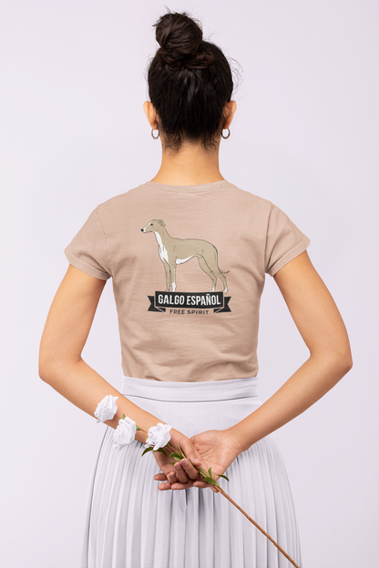 Galgo Espanol Free Spirit - Damen Muser T-Shirt SH  - Damen Premium Organic Shirt