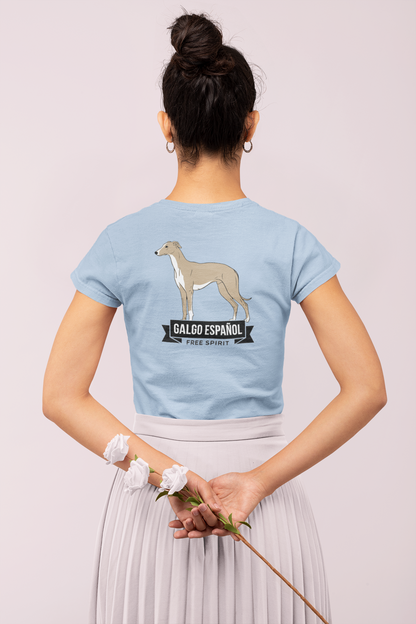 Galgo Espanol Free Spirit - Damen Muser T-Shirt SH  - Damen Premium Organic Shirt
