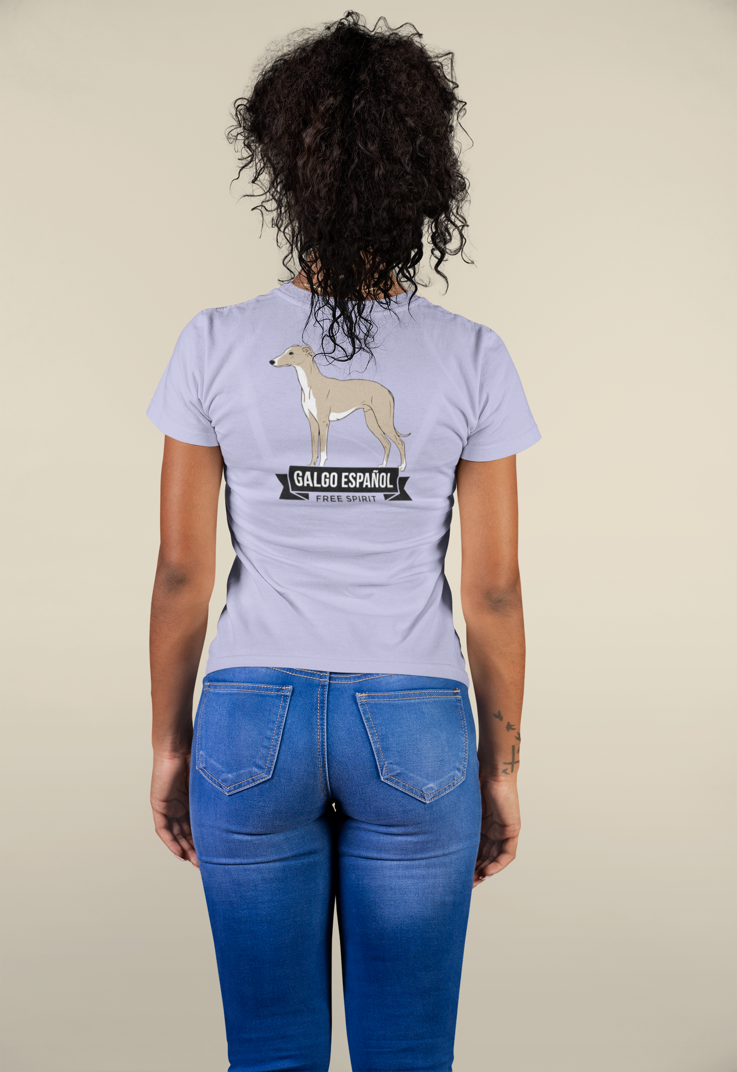 Galgo Espanol Free Spirit - Damen Muser T-Shirt SH  - Damen Premium Organic Shirt