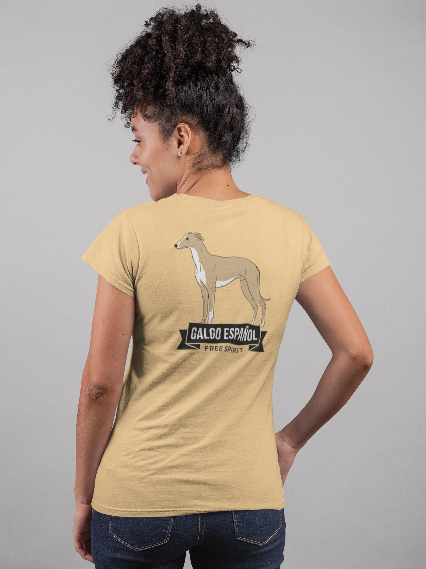 Galgo Espanol Free Spirit - Damen Muser T-Shirt SH  - Damen Premium Organic Shirt