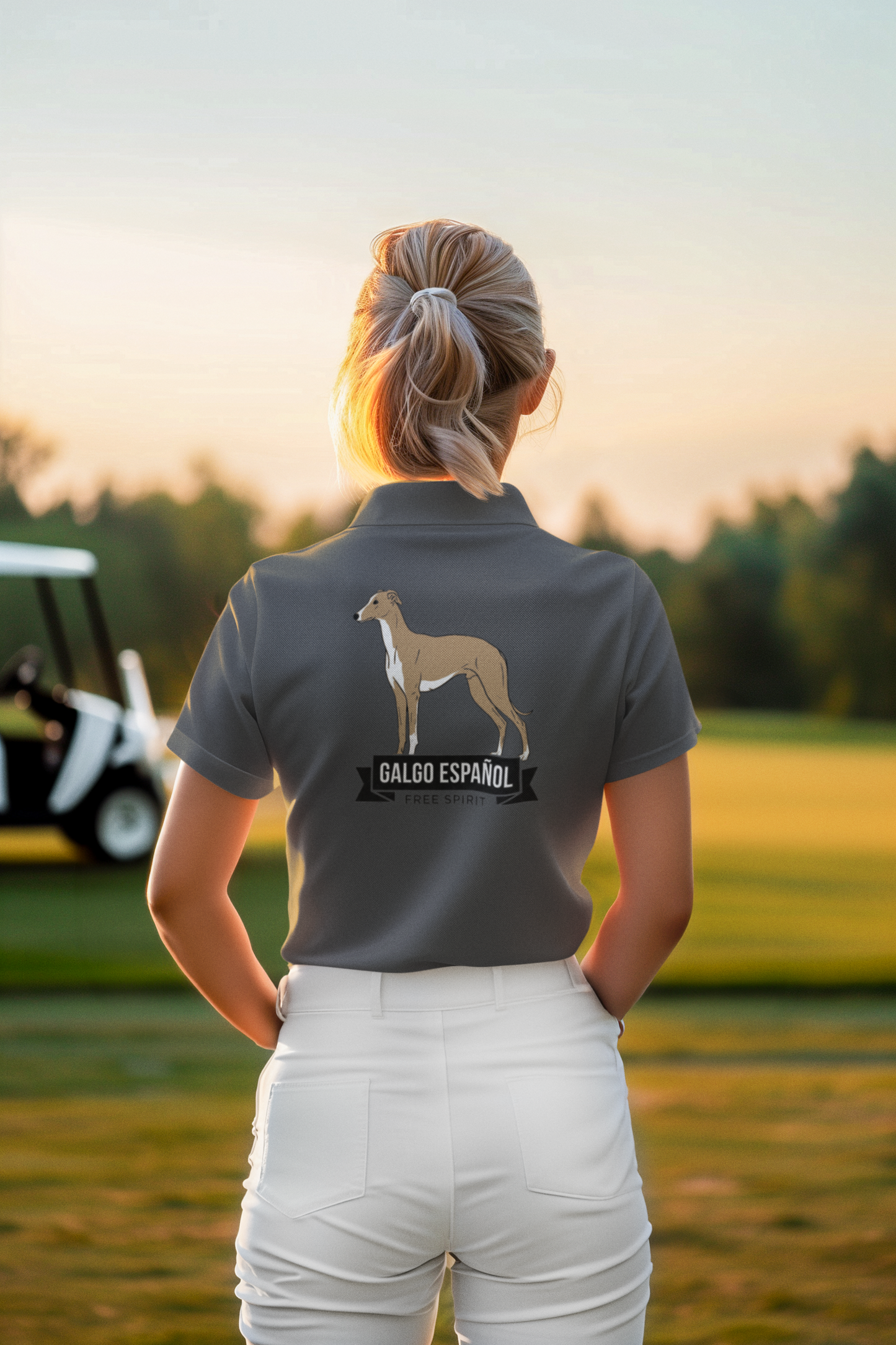 Galgo Espanol Free Spirit - Damen Polo Shirt SH