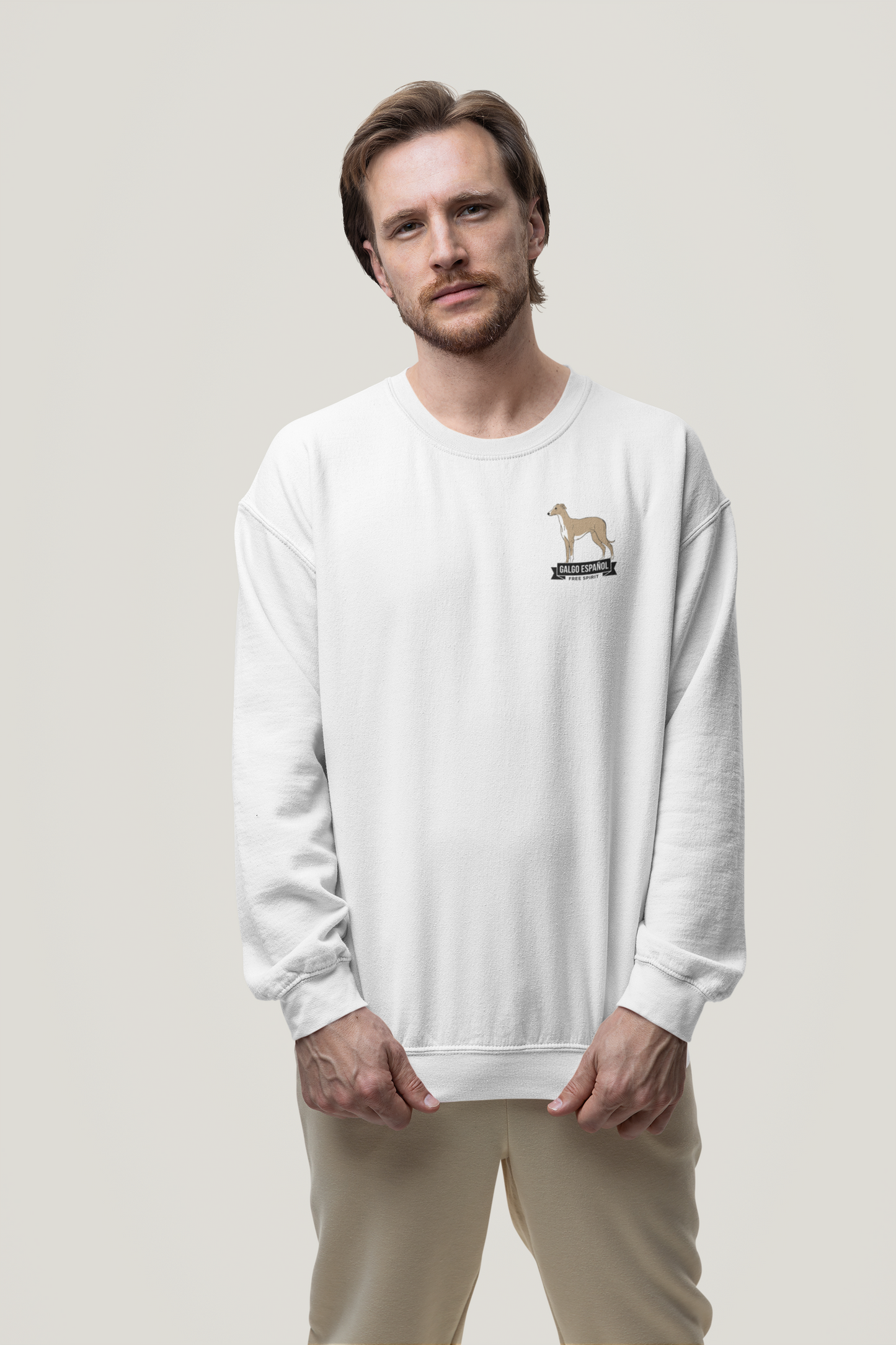 Galgo Espanol Free Spirit beidseitiger Druck - Unisex Erwachsenen Bio Changer Sweatshirt ST/ST SH