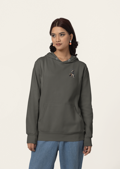 Galgo Espanol Sunset Run Beidseitiger Druck - Unisex Erwachsenen Bio Organic Cruiser Hoodie 2.0 ST/ST