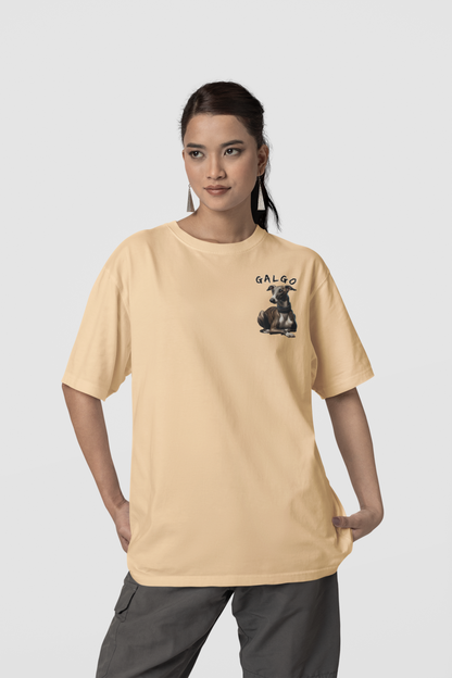 Galgo Espanol Sunset Run Double-Sided Print - Unisex Adult Organic Cruiser T-Shirt ST/ST SH - Men's Premium Organic Shirt 2.0 ST/ST