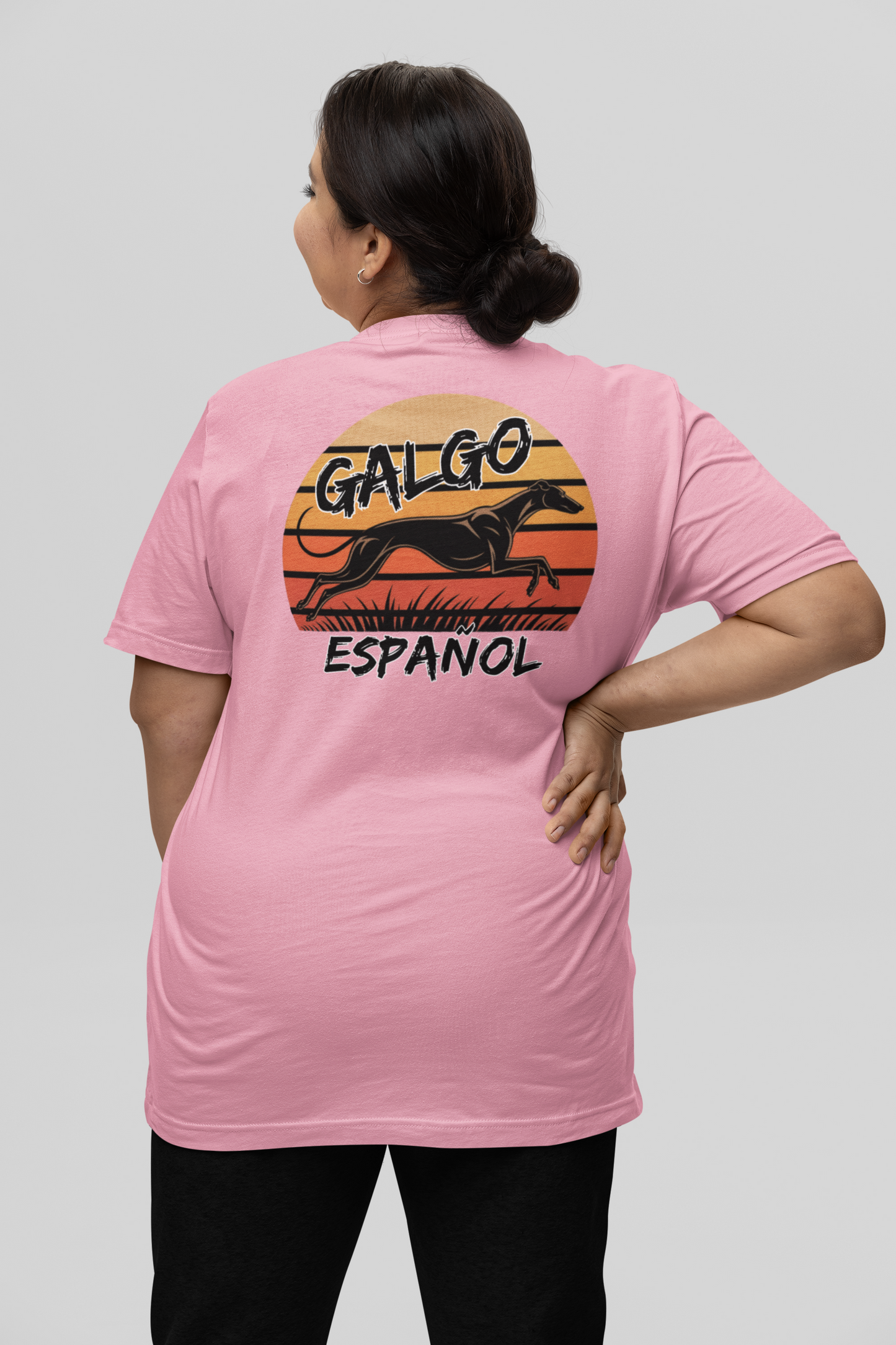Galgo Espanol Sunset Run Double-Sided Print - Unisex Adult Organic Cruiser T-Shirt ST/ST SH - Men's Premium Organic Shirt 2.0 ST/ST