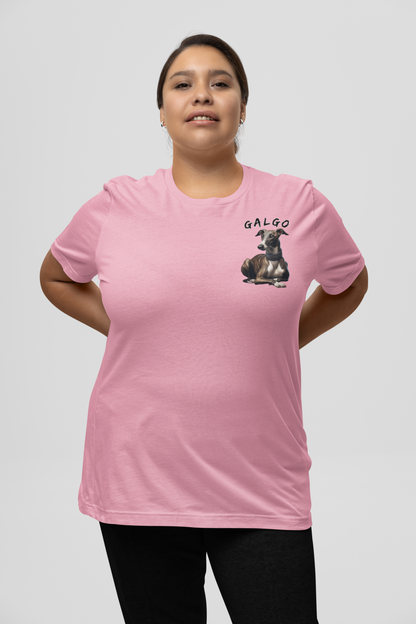 Galgo Espanol Sunset Run Double-Sided Print - Unisex Adult Organic Cruiser T-Shirt ST/ST SH - Men's Premium Organic Shirt 2.0 ST/ST