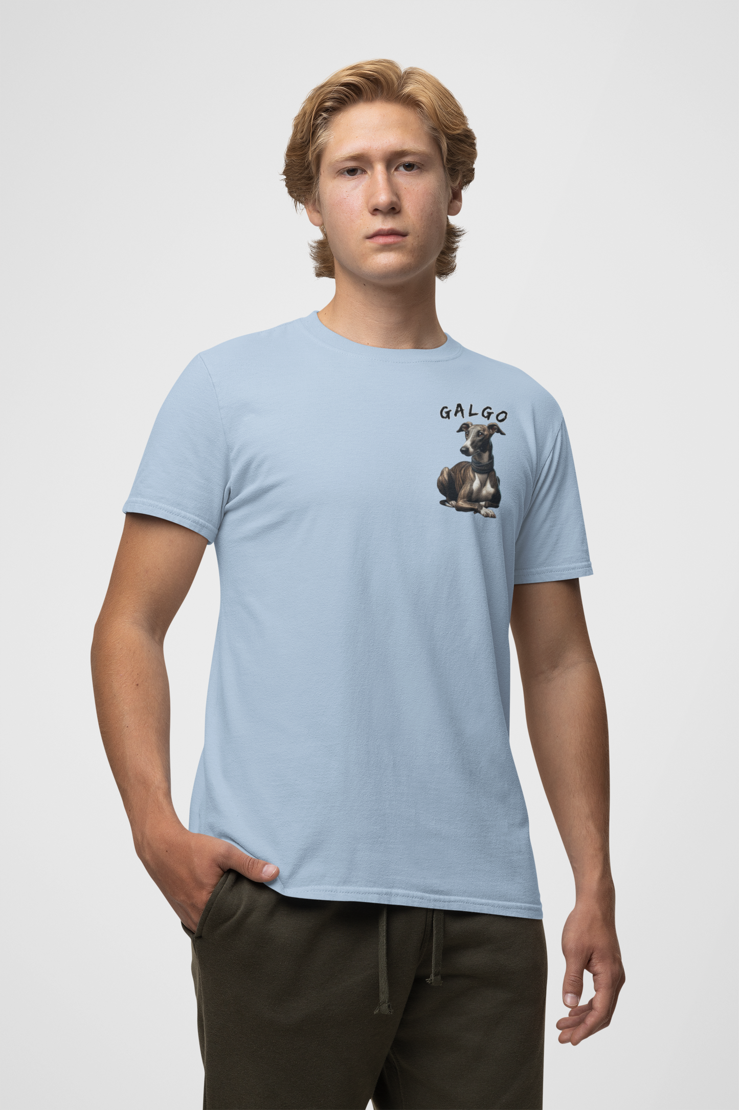 Galgo Espanol Sunset Run Double-Sided Print - Unisex Adult Organic Cruiser T-Shirt ST/ST SH - Men's Premium Organic Shirt 2.0 ST/ST