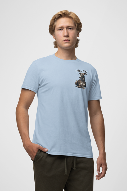 Galgo Espanol Sunset Run Double-Sided Print - Unisex Adult Organic Cruiser T-Shirt ST/ST SH - Men's Premium Organic Shirt 2.0 ST/ST
