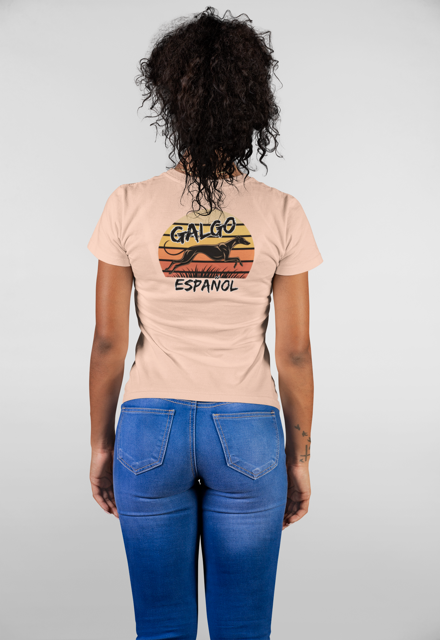 Galgo Espanol Sunset Run - Damen Muser Premium Organic Shirt SH