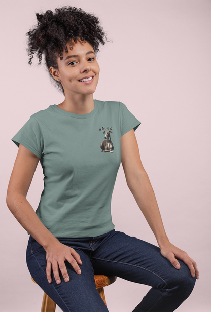 Galgo Espanol Sunset Run - Damen Muser Premium Organic Shirt SH