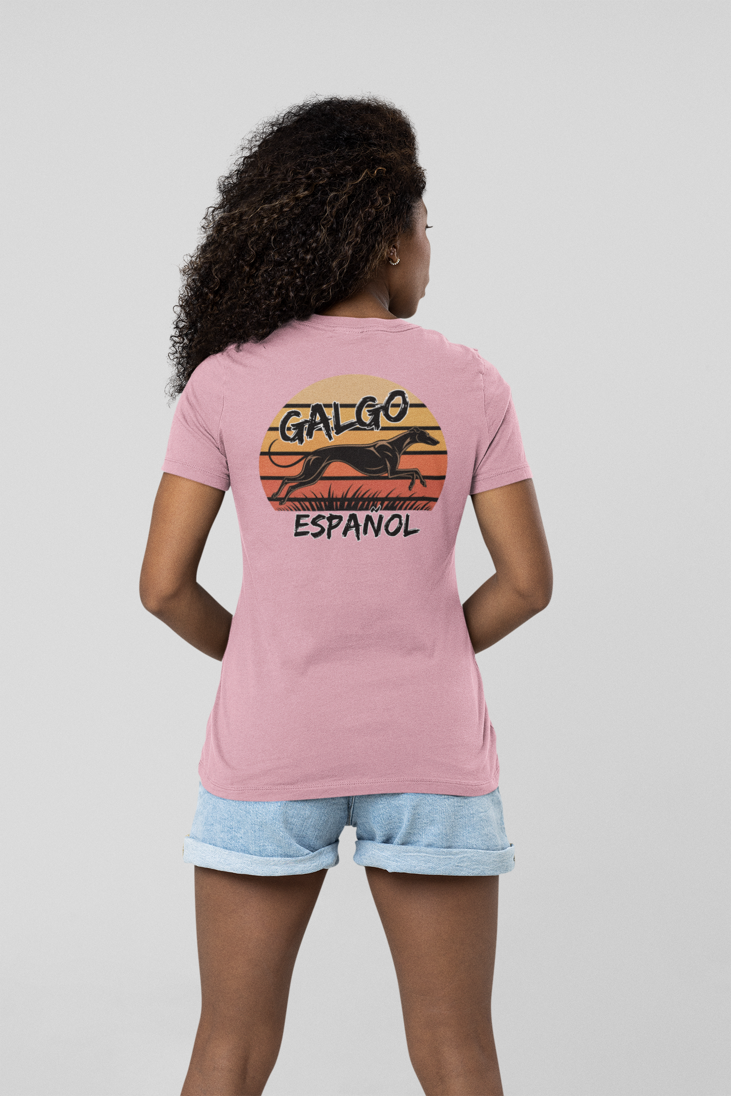 Galgo Espanol Sunset Run - Damen Muser Premium Organic Shirt SH