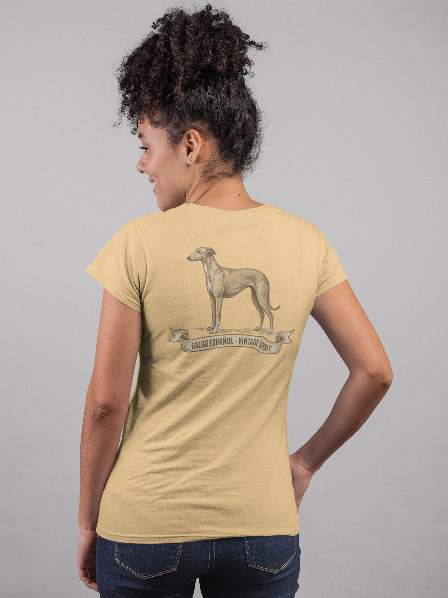 Galgo Espanol Vintage Spirit - Damen Muser Premium Organic Shirt SH