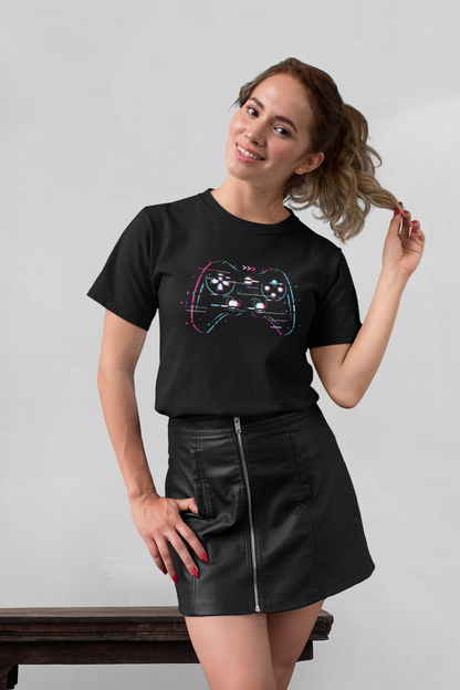 Game Controller Front - Unisex Erwachsenen Bio Baumwolle Kurzarm Shirt Creator T-Shirt 2.0 ST/ST SH