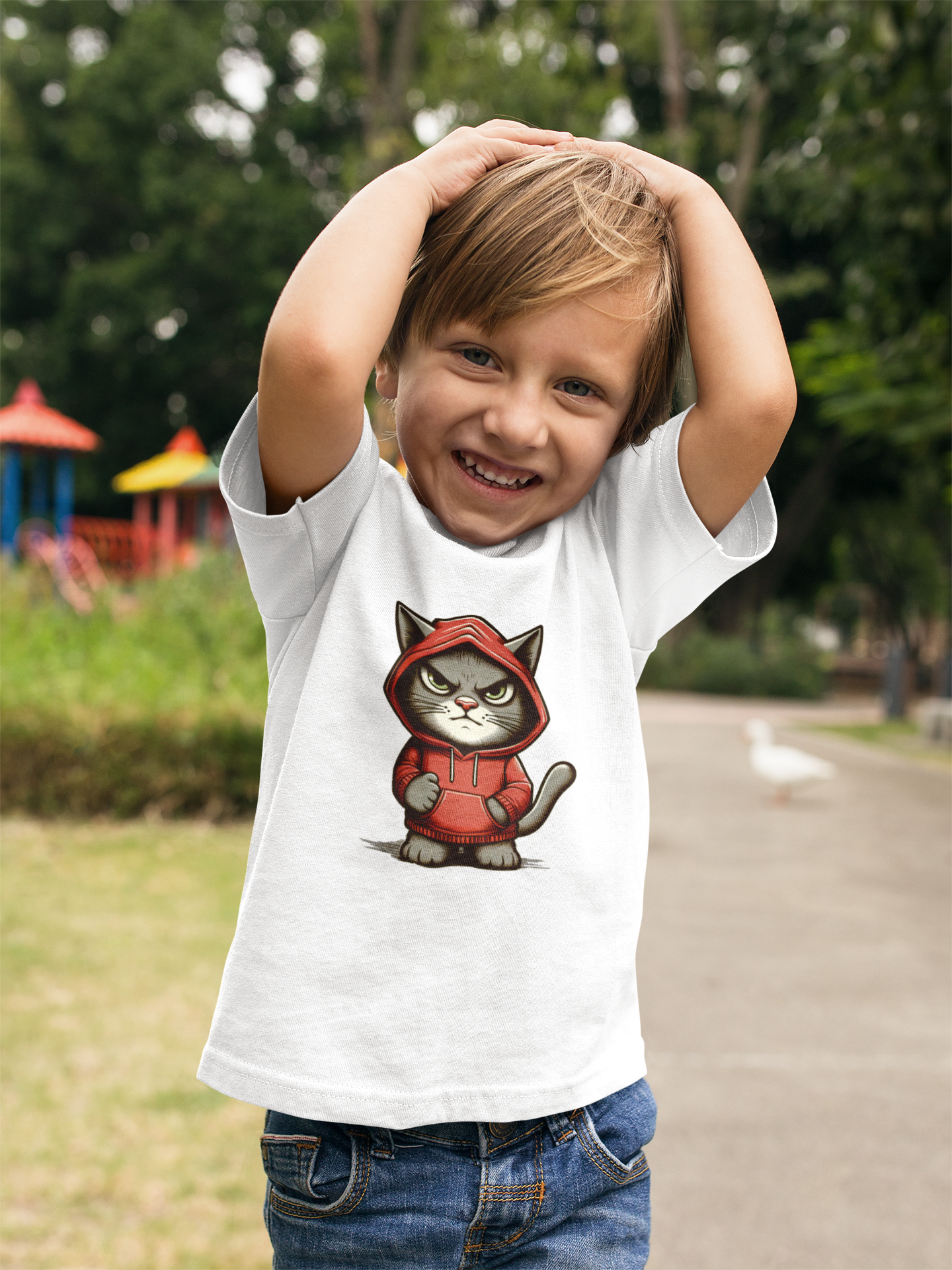 Grimmige Katze - Mini Creator 2.0 Kids T-Shirt SK