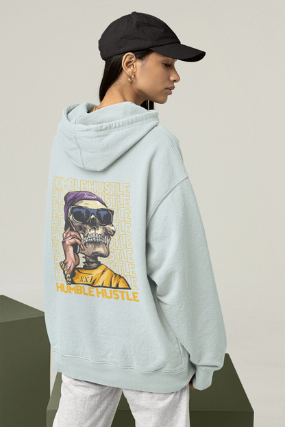 HUMBLE HUSTLE FUNK & SKULL II Streetwear - Slammer Bio Oversized Unisex Hoodie Adult SH