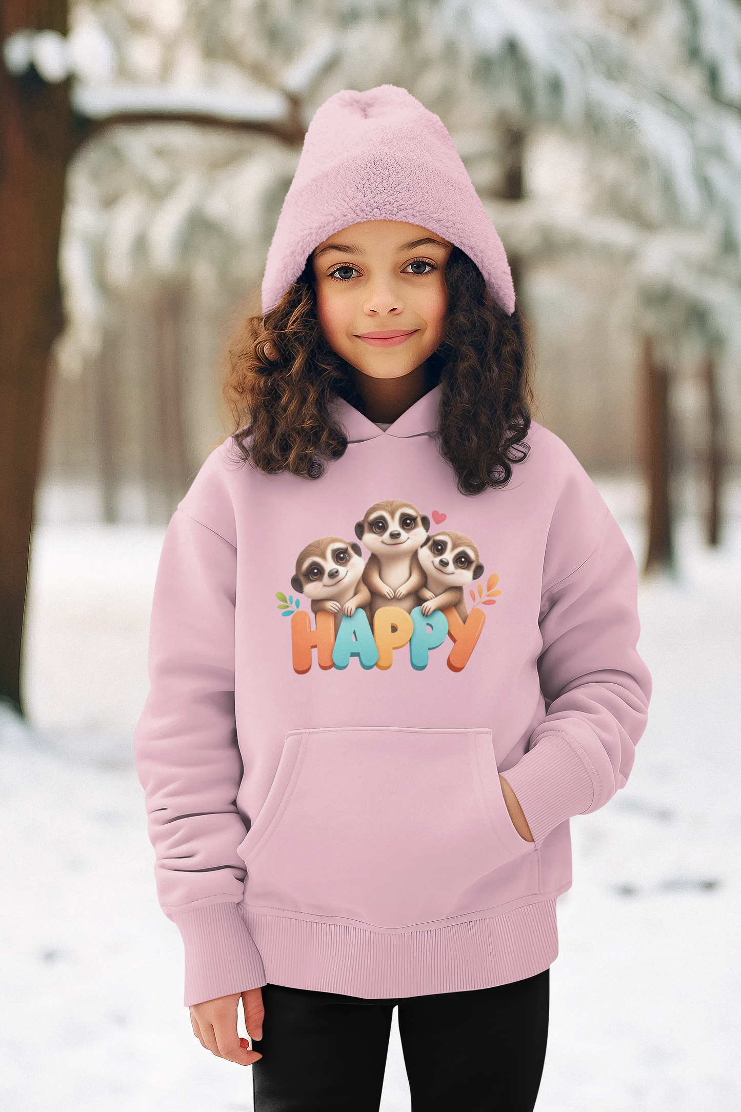 Happy Erdmännchen Kinder Hoodie Pullover Bio Baumwolle Hochwertig Langlebig - Mini Cruiser Hoodie 2.0 STST SH