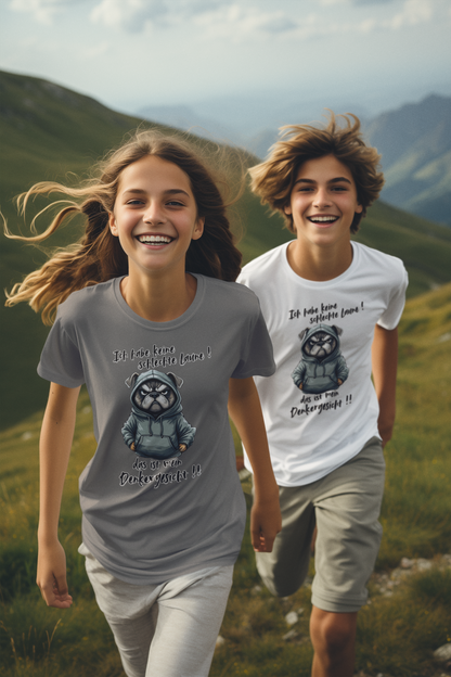 I'm not in a bad mood! That's my thinking face!! Dog - Unisex Adult Organic Cotton Short Sleeve Shirt Creator T-Shirt 2.0 ST/St SH