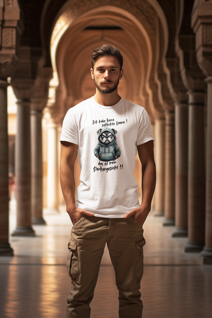 I'm not in a bad mood! That's my thinking face!! Dog - Unisex Adult Organic Cotton Short Sleeve Shirt Creator T-Shirt 2.0 ST/St SH