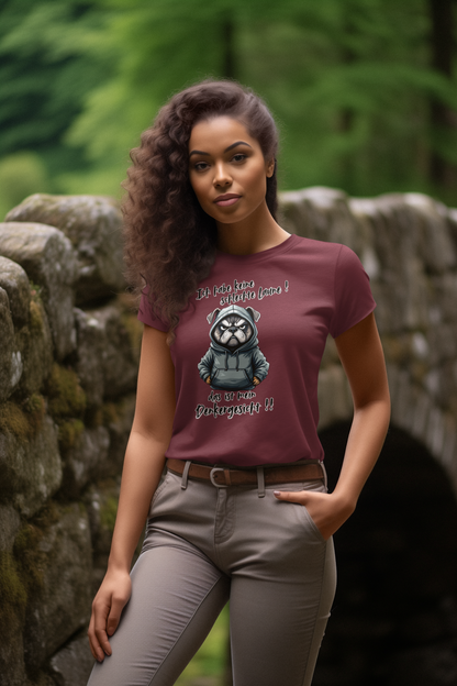 I'm not in a bad mood! That's my thinking face!! Dog - Unisex Adult Organic Cotton Short Sleeve Shirt Creator T-Shirt 2.0 ST/St SH