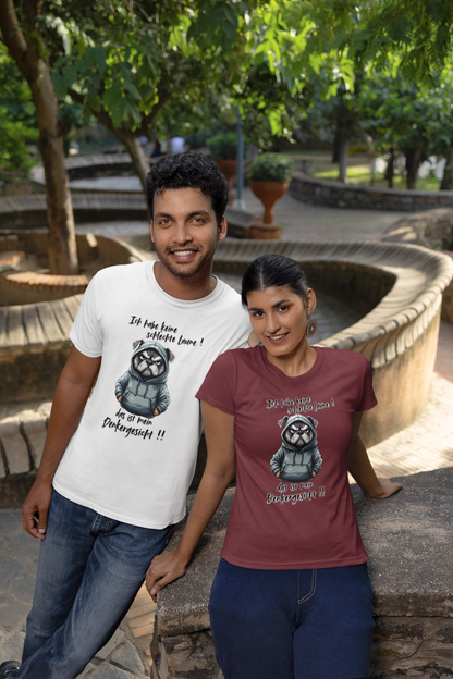 I'm not in a bad mood! That's my thinking face!! Dog - Unisex Adult Organic Cotton Short Sleeve Shirt Creator T-Shirt 2.0 ST/St SH