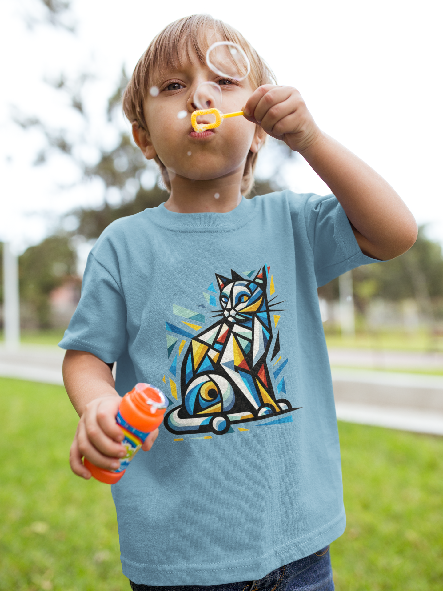 Katze Mosaik - Mini Creator 2.0 Kids T-Shirt SK