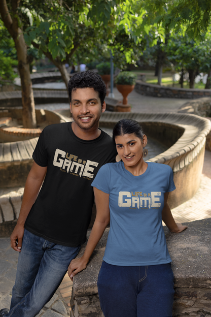 Life is a  Game Are you a Player or a Toy Front - Unisex Erwachsenen Bio Baumwolle Kurzarm Shirt Creator T-Shirt 2.0 ST/St SH