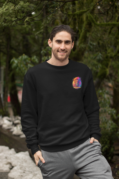 Löwe Be Wild and free Galaxy Mini - Unisex Erwachsenen Changer Sweatshirt ST/ST SH