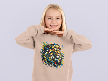 Löwe Art Style - Mini Changer Sweatshirt 2.0 ST/ST SH Kinder Pullover