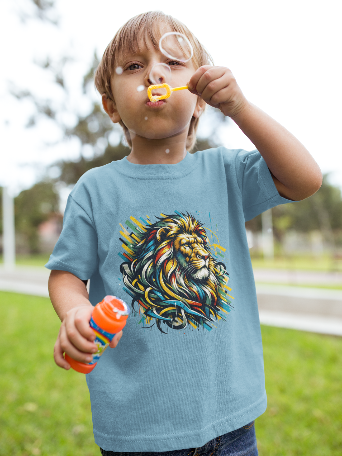 Löwe Art Style - Mini Creator 2.0 Kids T-Shirt SK