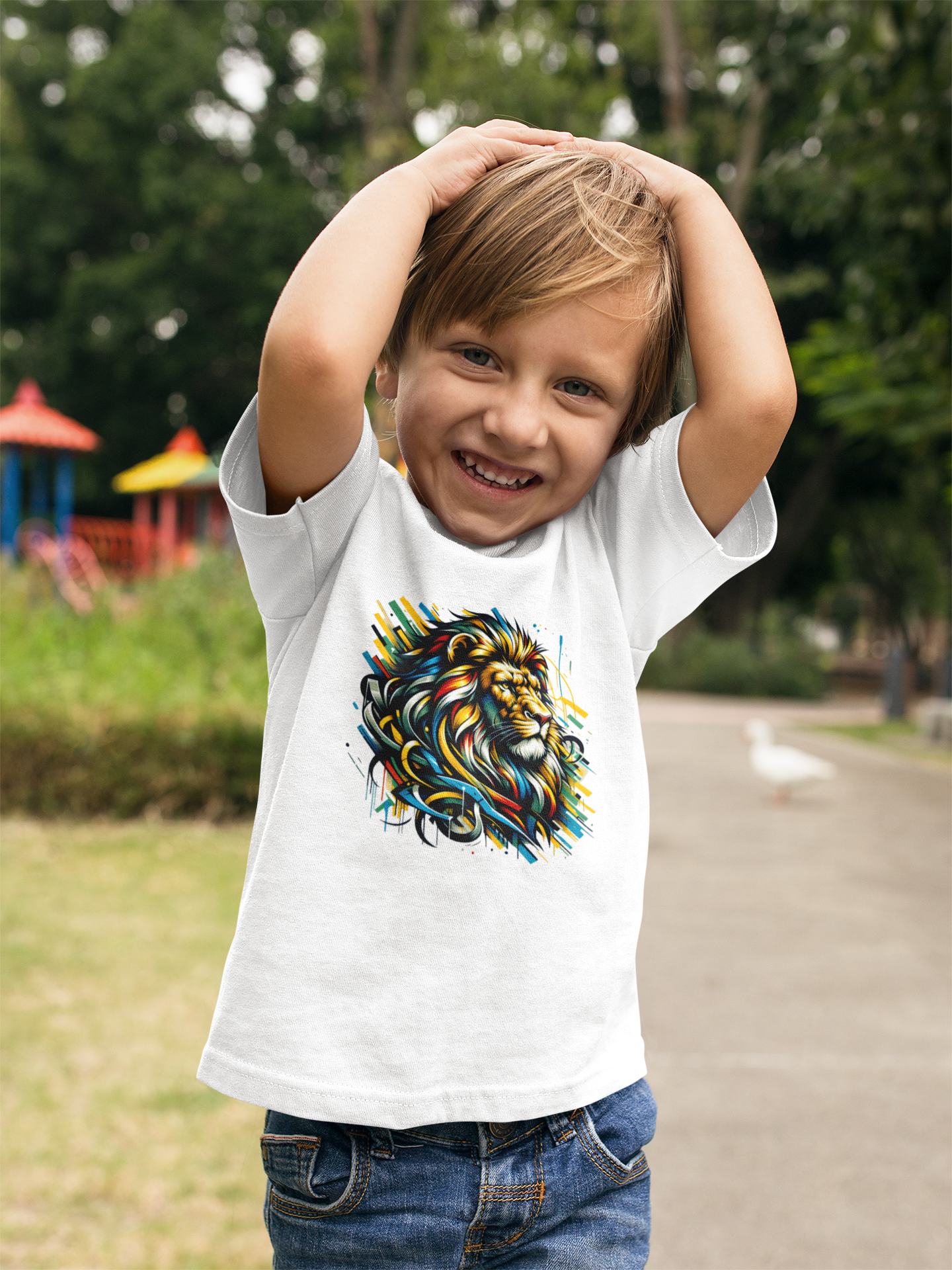 Löwe Art Style - Mini Creator 2.0 Kids T-Shirt SK