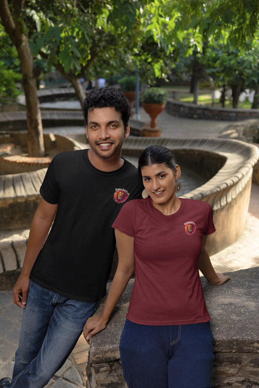 Löwe Be Wild and Free Mini Front- Unisex Erwachsenen Bio Creator T-Shirt ST/ST SH