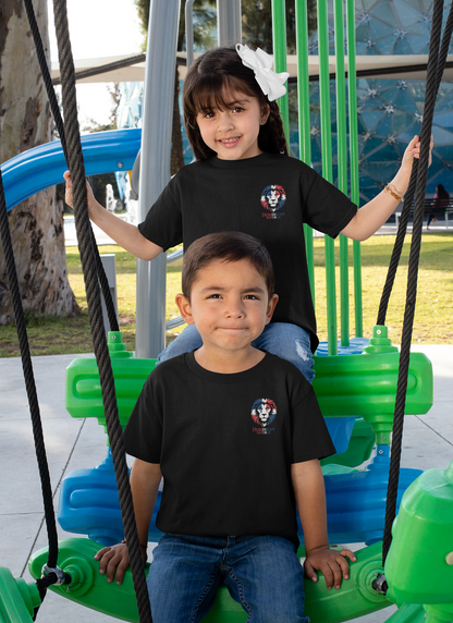 Löwe Dominican Republic Mini Front- Unisex Kinder Bio BC T-Shirt SH