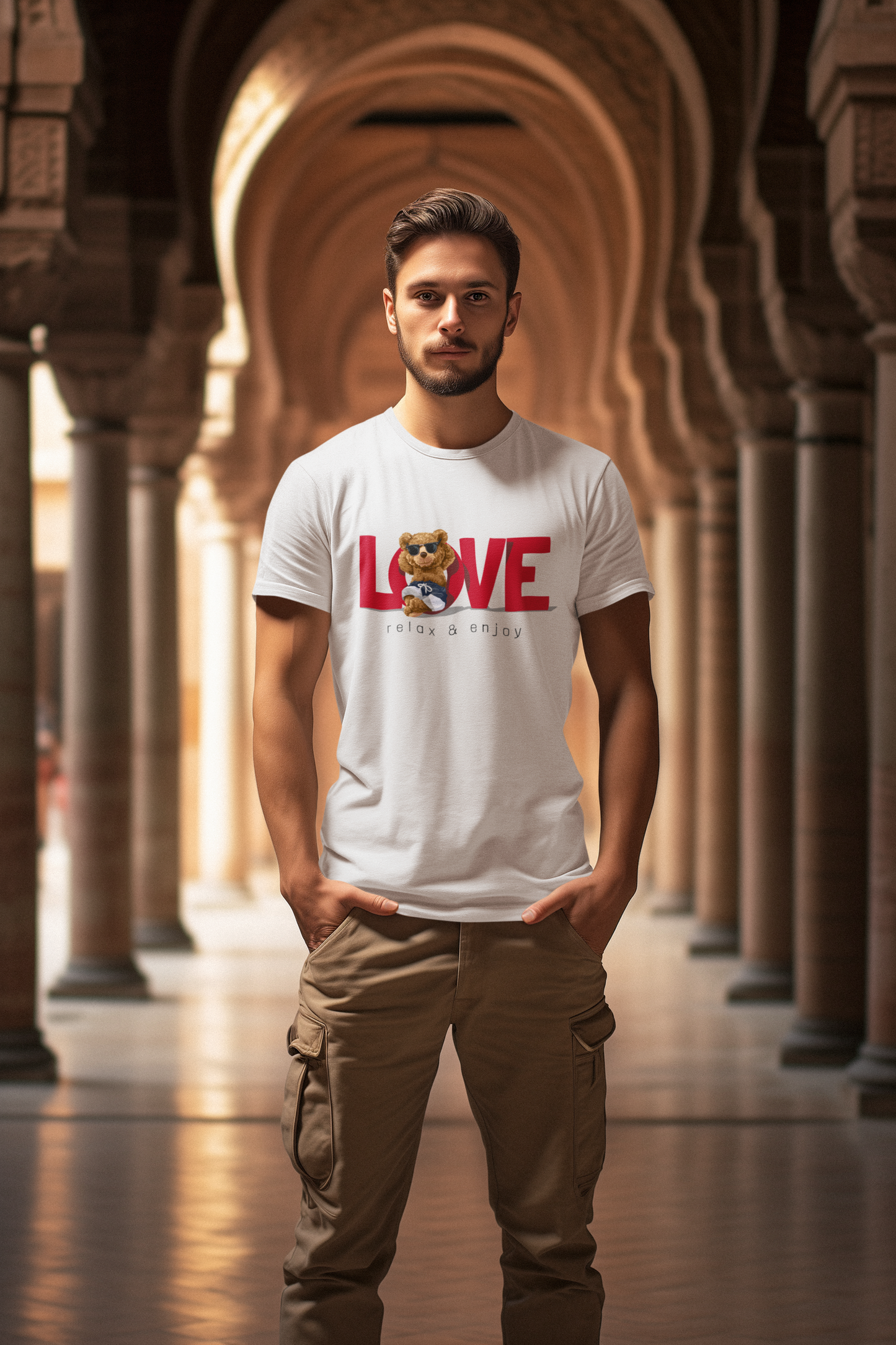 Love Teddy Relax and Enjoy - Creator T-Shirt SK