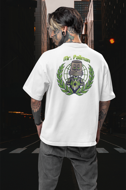 MR PAILMAN Streetwear Backprint - Freestyler Bio Oversized Unisex T-Shirt Erwachsenen SH