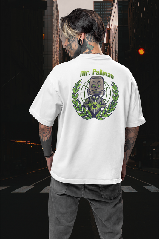 MR PAILMAN Streetwear Backprint - Freestyler Bio Oversized Unisex T-Shirt Erwachsenen SH