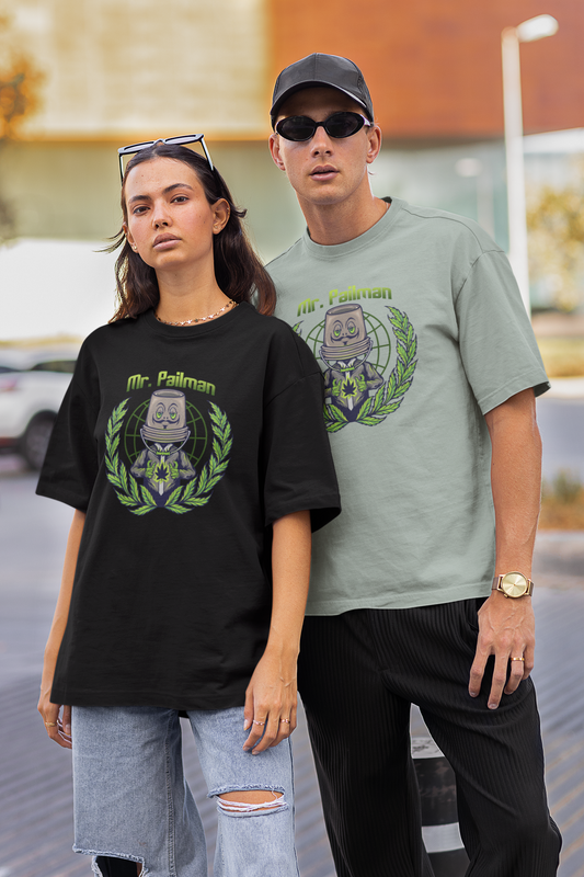 MR PAILMAN Streetwear Frontprint - Freestyler Bio Oversized Unisex T-Shirt Erwachsenen SH