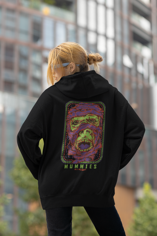 MUMMIES Warrior Streetwear - Slammer Bio Oversized Unisex Hoodie Erwachsenen SH
