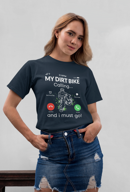 MI MOTO DE CROSS me llama y debo ir - Camiseta unisex de manga corta de algodón orgánico para adultos Creator T-Shirt 2.0 ST/St SH