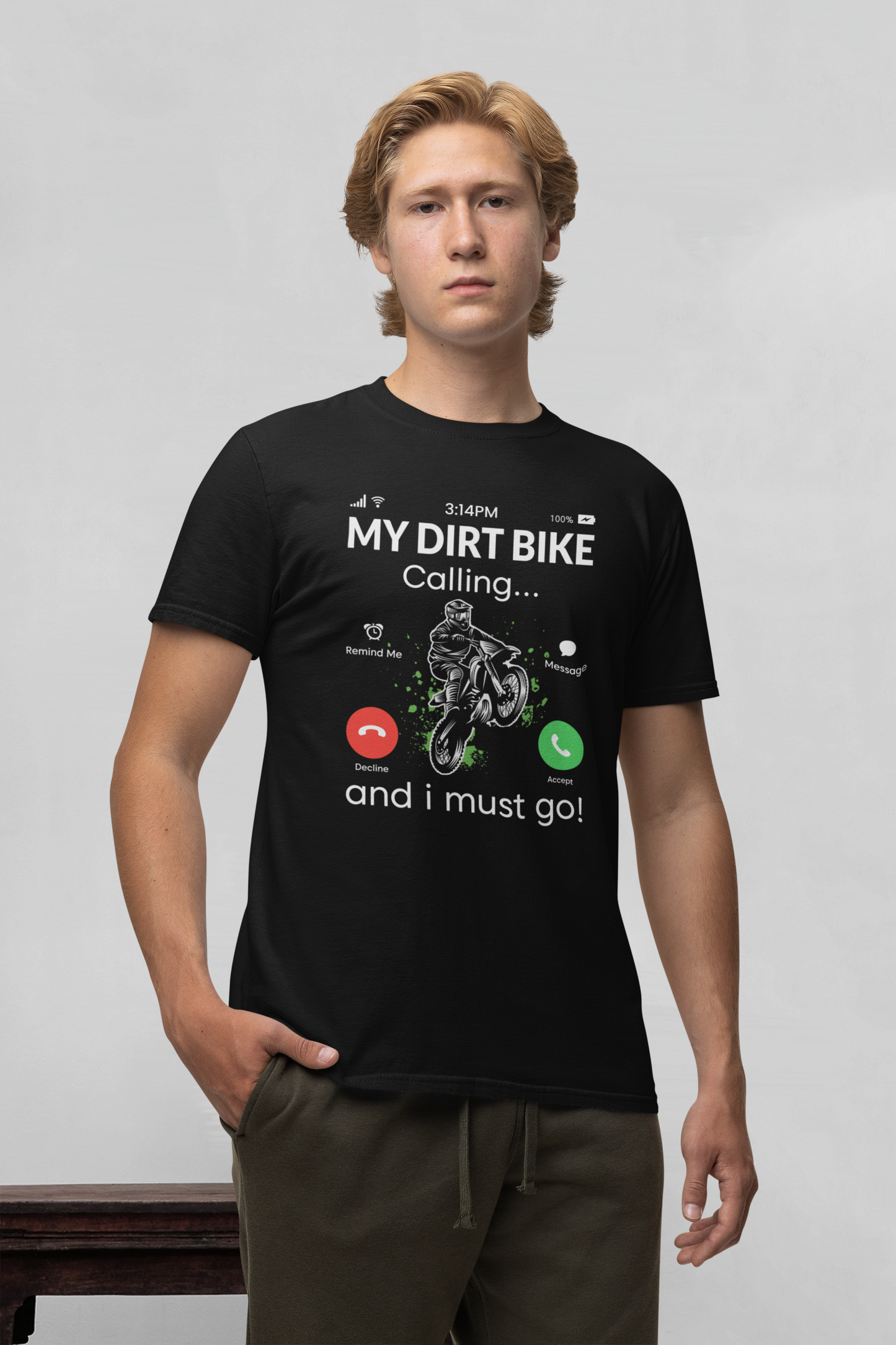 MI MOTO DE CROSS me llama y debo ir - Camiseta unisex de manga corta de algodón orgánico para adultos Creator T-Shirt 2.0 ST/St SH