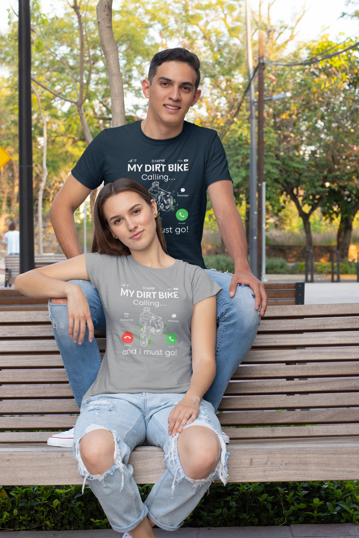 MI MOTO DE CROSS me llama y debo ir - Camiseta unisex de manga corta de algodón orgánico para adultos Creator T-Shirt 2.0 ST/St SH