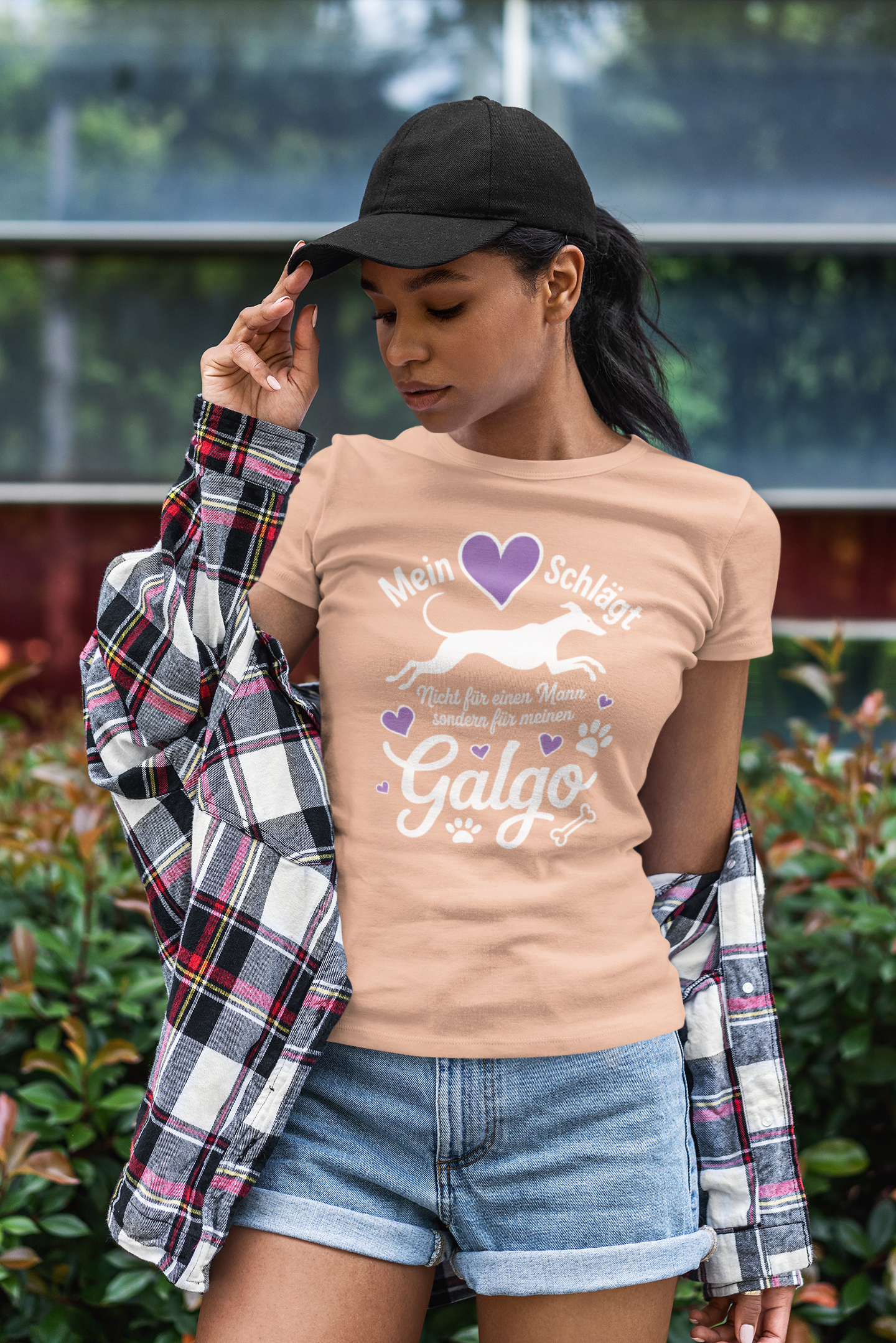 Mein Herz schlägt für mein Galgo - Damen Muser Premium Organic Shirt SH