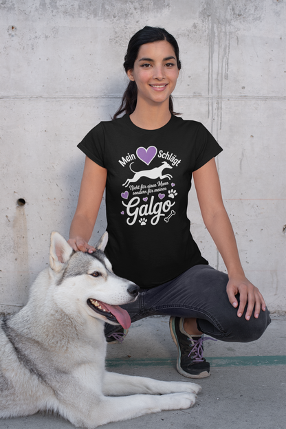 Mein Herz schlägt für mein Galgo - Damen Muser Premium Organic Shirt SH