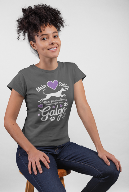 Mein Herz schlägt für mein Galgo - Damen Muser Premium Organic Shirt SH