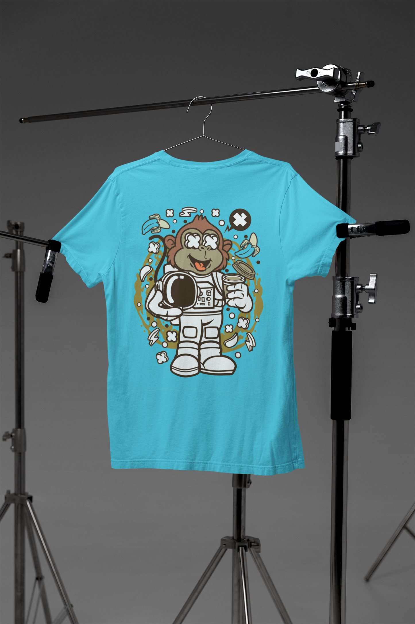 Cartoon Monkey Astronaut Creator T-Shirt SK